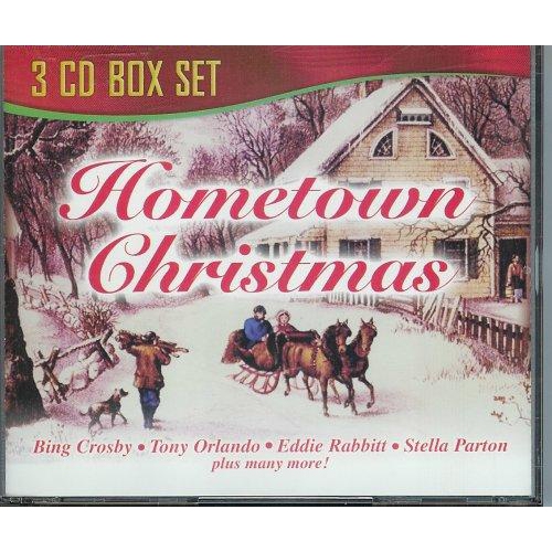JUST4GAMES  Hometown Christmas [Audio CD] Bing Crosby; Tony Orlando; Eddie Rabbitt And Stella Parton In Multicolor
