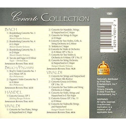 Concerto Collection [Audio CD] Various Artists; Bruch; Handel; Paganini; Vivaldi; Bach; Stuttgart Chamber Orc