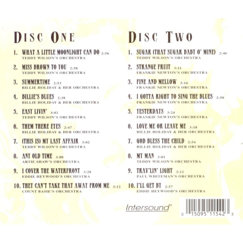 Best of Billie Holiday [Audio CD] Holiday, Billie