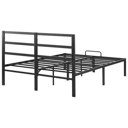 Emery Modern Bed Queen Black Best, Green Forest Twin Bed Frame Instructions