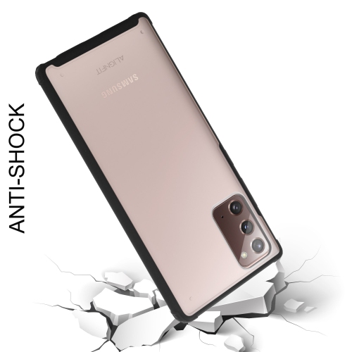 Étui rigide ajusté de géométrie pour Galaxy Note20 TPU+PC de Samsung (EXPÉDITION GRATUITE)