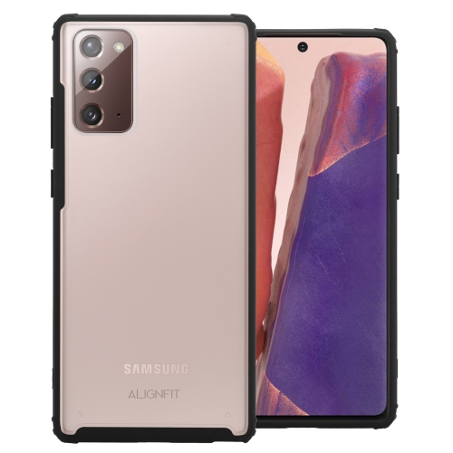 Étui rigide ajusté de géométrie pour Galaxy Note20 TPU+PC de Samsung (EXPÉDITION GRATUITE)