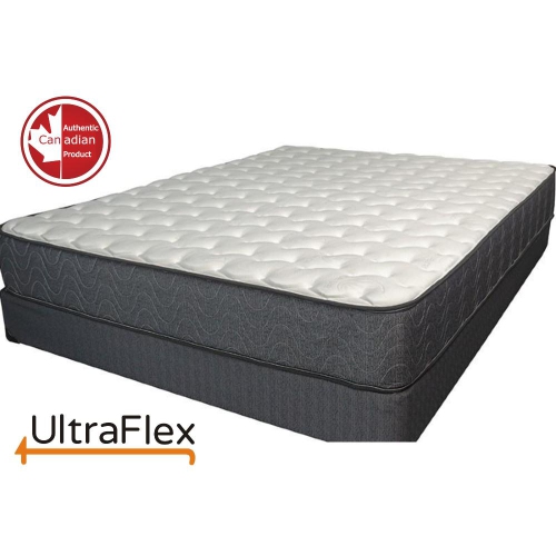 Matelas écologique en mousse de soja orthopédique de UltraFlex INFINITY - lit double/double avec protège-matelas étanche
