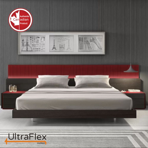 Ultraflex GLORY- 10" Orthopedic Pocket Coil Foam Encased, Eco-friendly Hybrid Mattress Size with Waterproof Mattress Protector