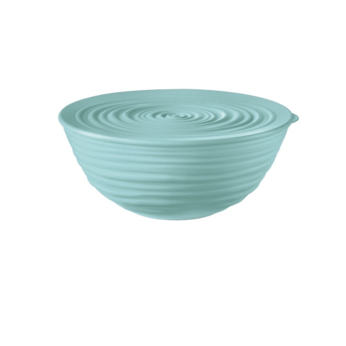 Guzzini Tierra Medium Bowl with Lid - Sage - 1090cc