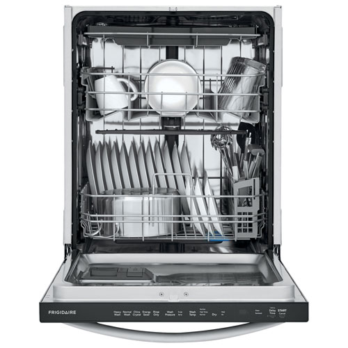 Frigidaire 24" 49dB Built-In Dishwasher with Stainless Steel Tub & Third Rack (FDSH4501AS) - Stainless Steel