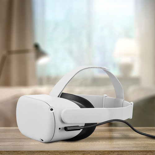 Câble de casque de réalité virtuelle USB-C de 5 m d'Insignia pour Meta Quest 2 et 3 - Exclusivité Best Buy
