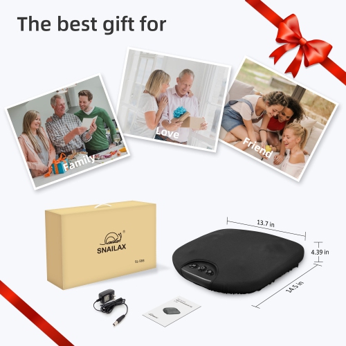 Snailax Shiatsu Kneading Foot & Back Massager - 593