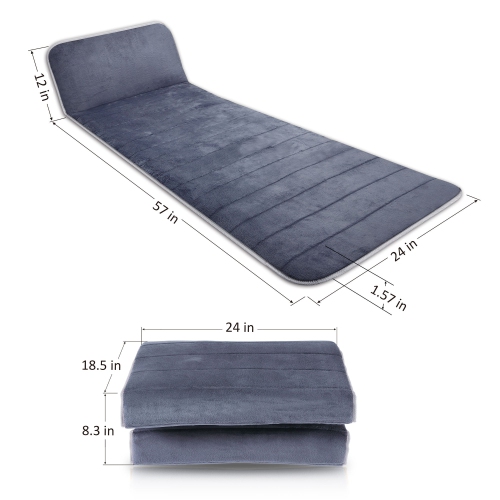 Snailax Memory Foam Massage Mat with Heat, 6 Therapy Heating pad,10 Vibration Motors Massage Mattress Pad, Full Body Massager Cushion Relieve Neck,