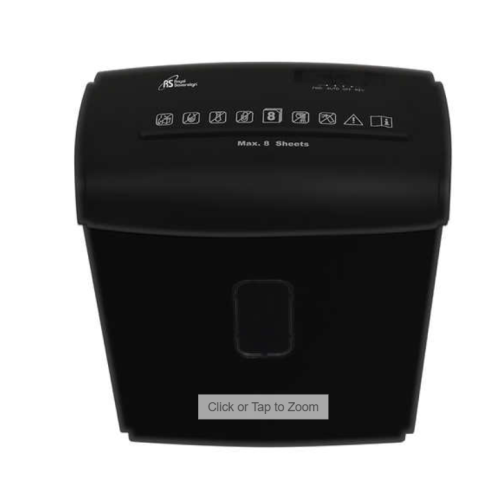 Déchiqueteuse à coupe croisée personnelle de 8 feuilles