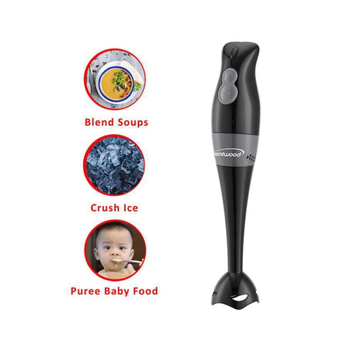 Brentwood Hand Blender and Food Processor with Balloon Whisk