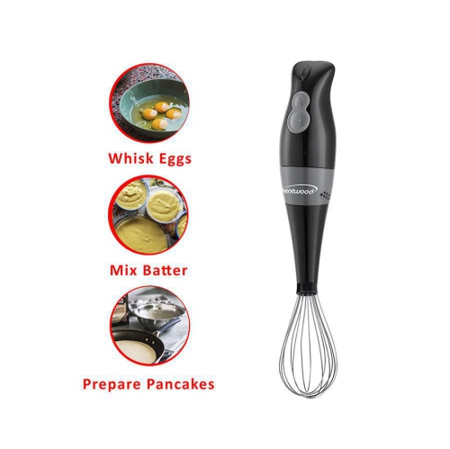 Brentwood Hand Blender and Food Processor with Balloon Whisk