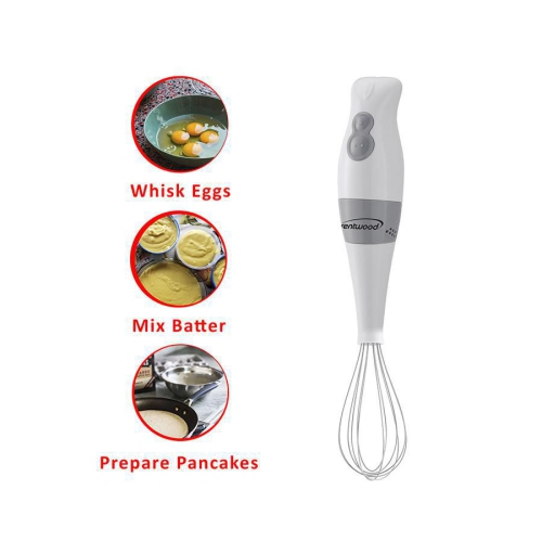 Brentwood Hand Blender and Food Processor with Balloon Whisk