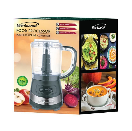 Brentwood 3 Cup Food Processor