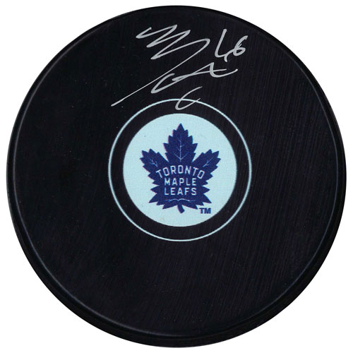 Rondelle autographiée par Mitch Marner des Maple Leafs de Toronto de Frameworth