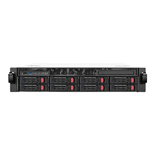 SilverStone Technology 2U 8-bay 3.5"/2.5" hot-swap with 6Gbps MiniSAS SFF-8087 Backplane, micro-ATX Rackmount Server Chassis