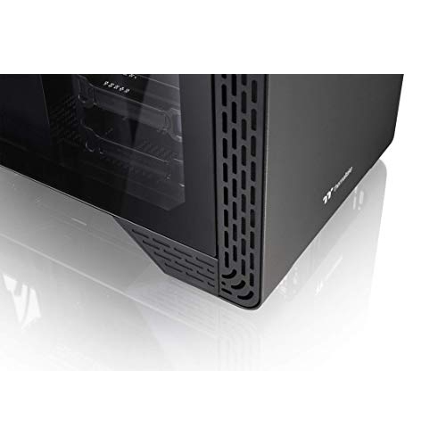 Thermaltake Case CA-1P5-00M1WN-00 S300 tempered glass Black Mid-Tower ATX 120mm fan SPCC Retail