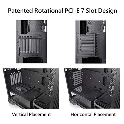 Thermaltake Case CA-1P5-00M1WN-00 S300 tempered glass Black Mid-Tower ATX 120mm fan SPCC Retail