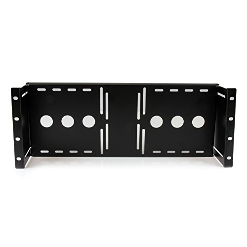 StarTech 4U Universal VESA LCD Monitor Mounting Bracket for 19-inch Rack or Cabinet - TAA Compliant - Cold-Pressed Steel Br...