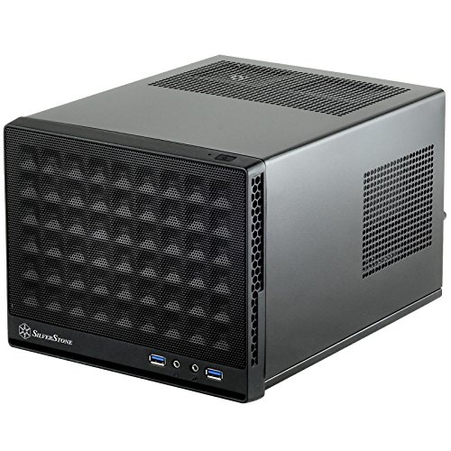 SILVERSTONE TECHNOLO  Gy Ultra Compact Mini-Itx Computer Case With Mesh Front Panel (Sst-Sg13B-Usa) In Black