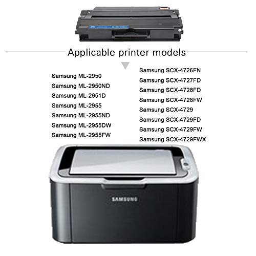 Gotoners 3PK MLT-D103L D103L Toner for Samsung SCX-4729FW SCX-4729 ML-2950 ML-2955DW ML-2955 ML-2950ND ML-2951D ML-2955ND M...
