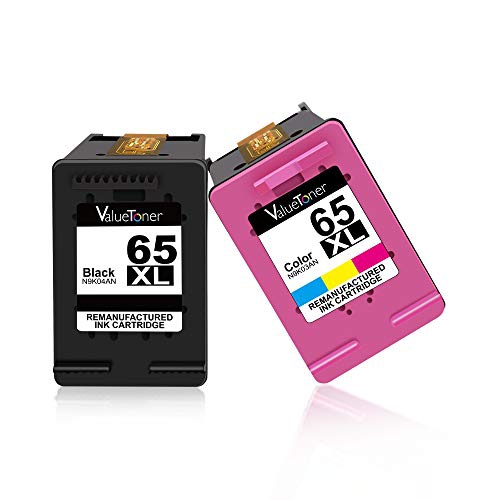 Valuetoner Remanufactured Ink Cartridges Replacement for HP 65XL 65 XL N9K04AN for Envy 5055 5052 5058 DeskJet 3755 2655 37...