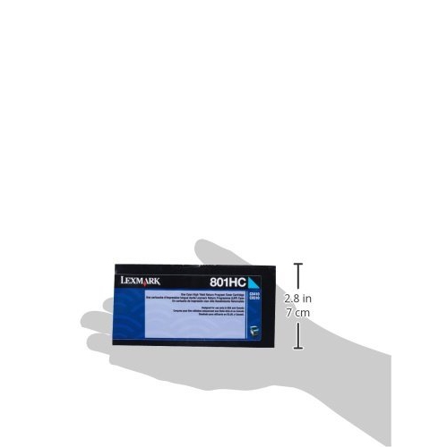 LEXMARK 80C1HC0 / 801HC CYAN HIGH YIELD RETURN PROGRAM TONER CARTRIDGE