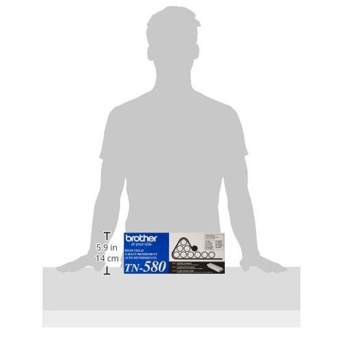 Brother – Cartouche de toner noir authentique TN580