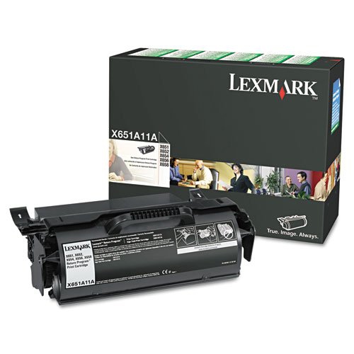 Lexmark X651A11A OEM Toner Cartridge: Black Yields 7,000 Pages [Electronics]