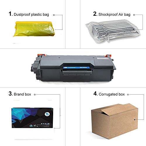 Gotoners 4PK TN850 TN-850 Toner for Brother MFC-L5700DW MFC-L5800DW MFC-L5900DW HL-L5000D HL-L5200DW HL-L5200DWT HL-L6200DW...
