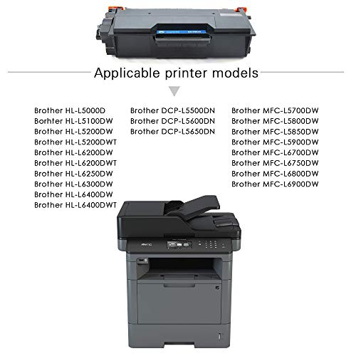 Gotoners 4PK TN850 TN-850 Toner for Brother MFC-L5700DW MFC-L5800DW MFC-L5900DW HL-L5000D HL-L5200DW HL-L5200DWT HL-L6200DW...