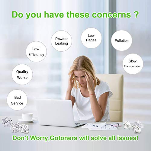 Gotoners 4PK TN850 TN-850 Toner for Brother MFC-L5700DW MFC-L5800DW MFC-L5900DW HL-L5000D HL-L5200DW HL-L5200DWT HL-L6200DW...