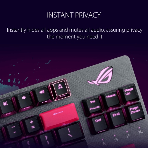 ASUS ROG Strix Scope TKL EP Mechanical Keyboard – Red Switches, US