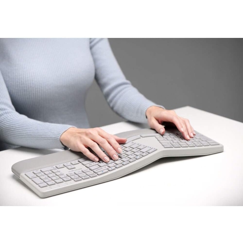 Kensington Pro Fit Ergonomic Wireless Keyboard - Grey