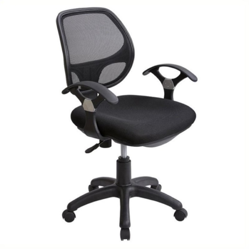SCRANTON & CO  Mesh Office Chair In In Black