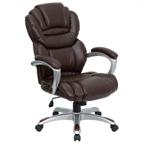 SCRANTON & CO  High Back Office Chair In Brown