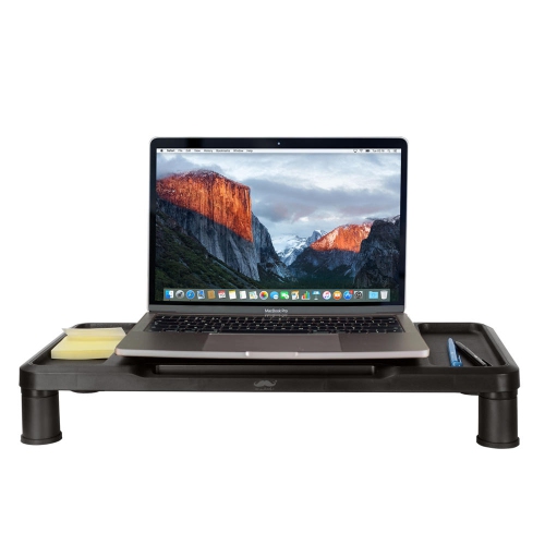 Ergonomic Height Adjustable Monitor Stand Riser with Keyboard Storage Space for Home and Office Computer Laptop Stand