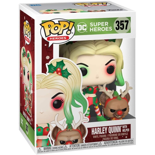 Pop DC Heroes DC Holiday 3.75 Inch Action Figure - Holiday Harley Quinn #357