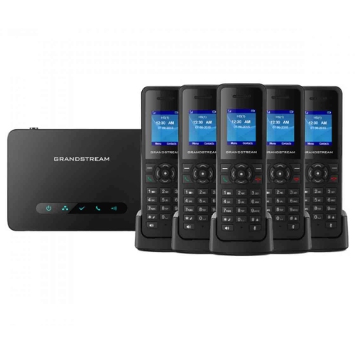 Grandstream DP720 DP750 VoIP Handset & Base Bundle, Support DECT Cordless SIP