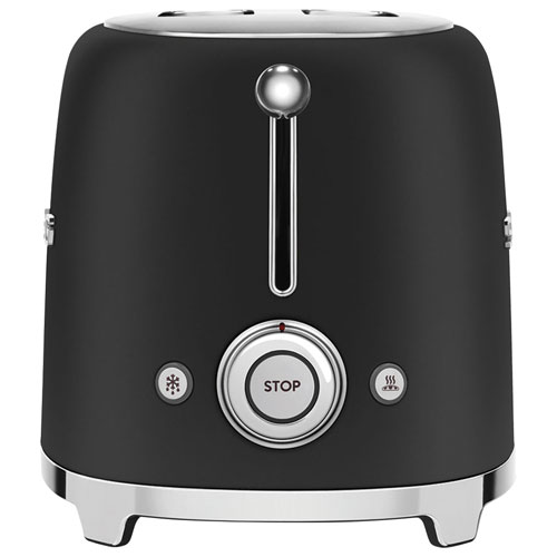 Smeg 50 s Style Retro Toaster 2 Slice Matte Black Best Buy Canada