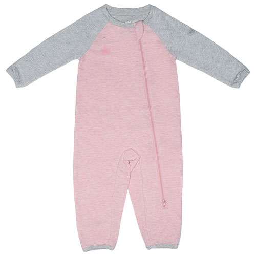 Juddlies Raglan Cotton Sleeper - 12 to 18 Months - Pink