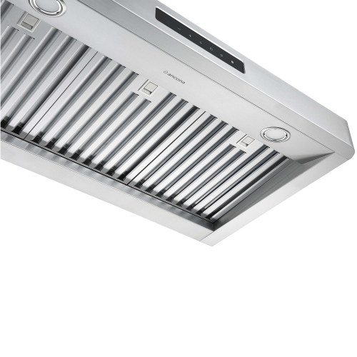 Ancona 36" Pro Series Undercabinet Range Hood in Stainless Steel with Night Light