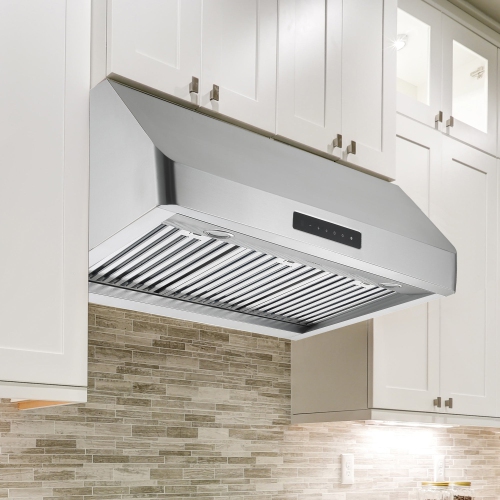 Ancona 36" Pro Series Undercabinet Range Hood in Stainless Steel with Night Light