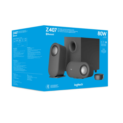 Logitech Z407 Bluetooth 2.1 Computer Speaker System