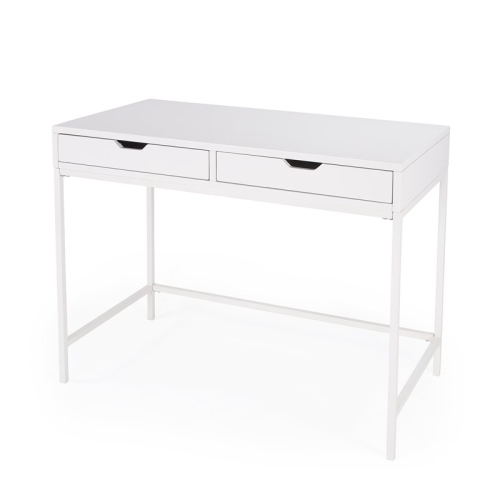 BUTLER SPECIALTY  Belka Desk With Drawers In In White