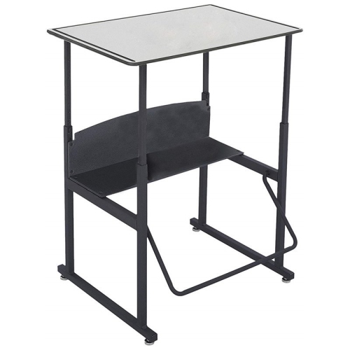 PEMBERLY ROW  20" X 28" Height Adjustable Student Desk In In Gray