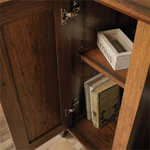 Sauder Carson Forge Computer Desk in Washington Cherry