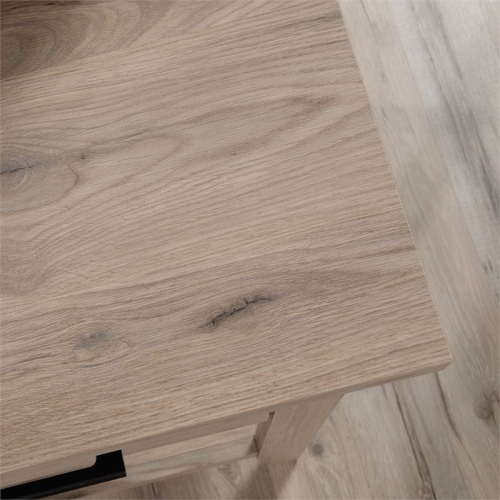 Sauder Summit Station Contemporary Wood L-Shape Computer Desk in Laurel Oak