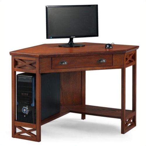 BOWERY HILL  Corner Computer Desk In Oak