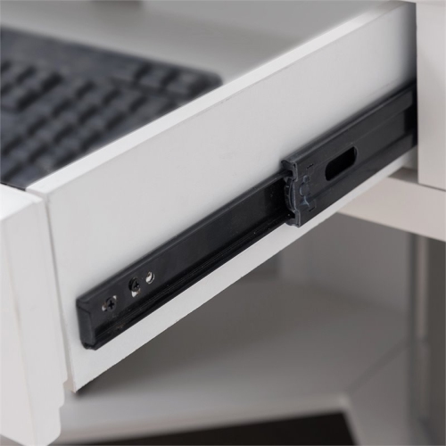 Leick Corner Computer Desk in White